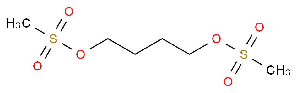 4-(methanesulfonyloxy)butyl methanesulfonate_分子结构_CAS_55-98-1