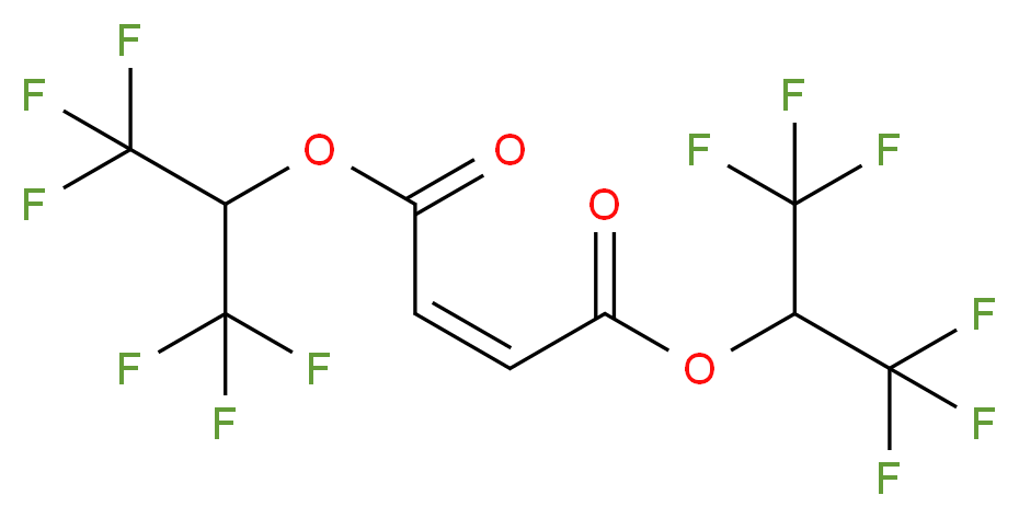 Bis(hexafluoroisopropyl)maleate_分子结构_CAS_208186-76-9)