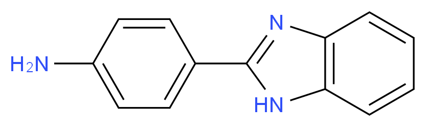 4-(1H-benzimidazol-2-yl)aniline_分子结构_CAS_2963-77-1)
