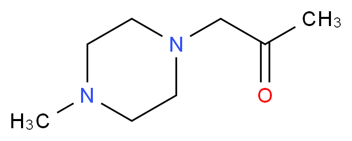 1-(4-methyl-1-piperazinyl)acetone_分子结构_CAS_15885-04-8)