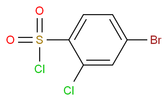 4-bromo-2-chlorobenzene-1-sulfonyl chloride_分子结构_CAS_351003-52-6)