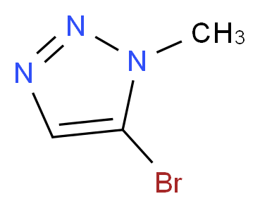 5-bromo-1-methyl-1H-1,2,3-triazole_分子结构_CAS_16681-82-6