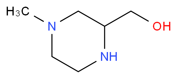 (4-methylpiperazin-2-yl)methanol_分子结构_CAS_85155-83-5