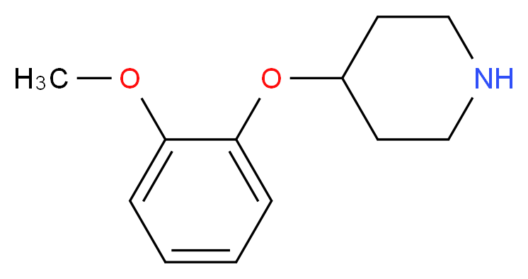 4-(2-methoxyphenoxy)piperidine_分子结构_CAS_28033-32-1)