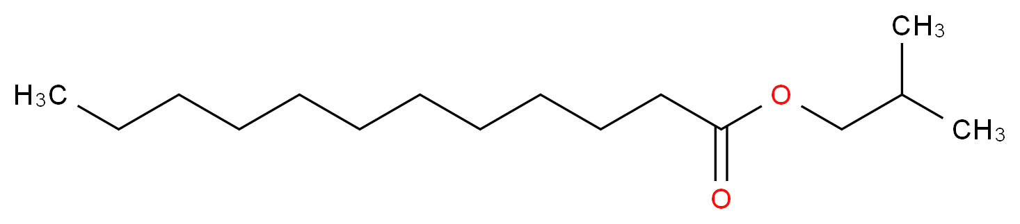 ISOBUTYL LAURATE_分子结构_CAS_37811-72-6)