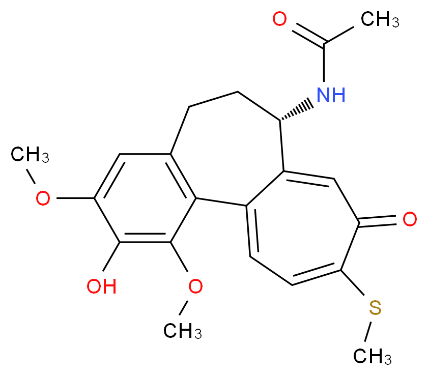 2-Demethyl Thiocolchicine_分子结构_CAS_87424-26-8)