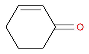 Cyclohex-2-en-1-one 97+%_分子结构_CAS_930-68-7)