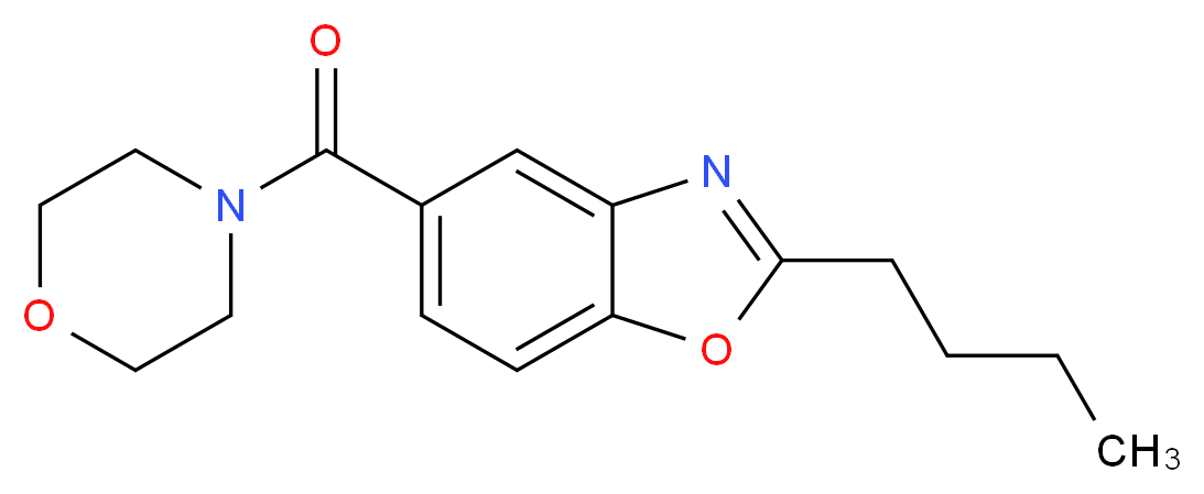 2-butyl-5-(4-morpholinylcarbonyl)-1,3-benzoxazole_分子结构_CAS_)