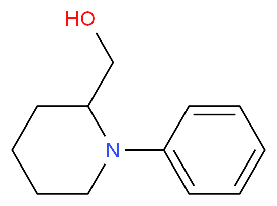 (1-phenylpiperidin-2-yl)methanol_分子结构_CAS_1246743-90-7