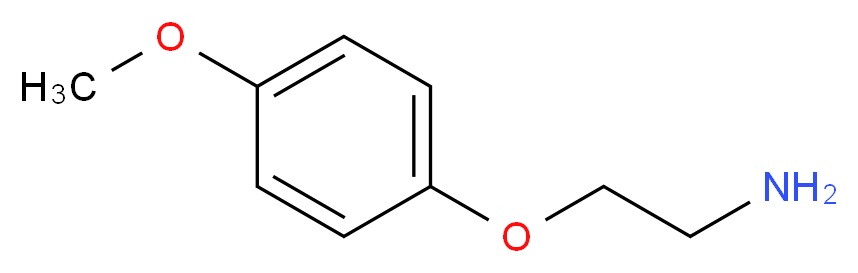 2-(4-Methoxyphenoxy)-1-ethanamine_分子结构_CAS_)
