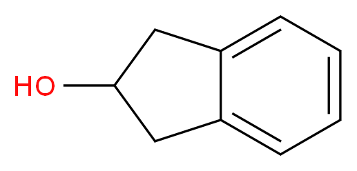 2,3-dihydro-1H-inden-2-ol_分子结构_CAS_4254-29-9