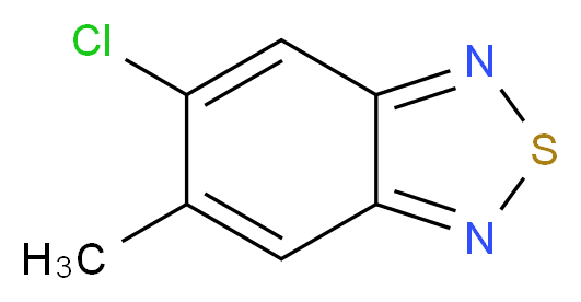 5-chloro-6-methyl-2,1,3-benzothiadiazole_分子结构_CAS_50636-02-7)