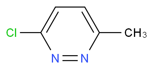 3-Chloro-6-methylpyridazine_分子结构_CAS_)