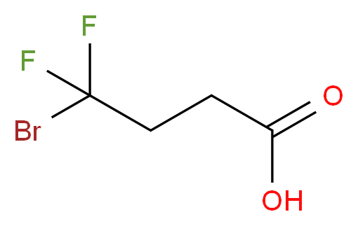 4-Bromo-4,4-difluorobutyric acid 97%_分子结构_CAS_147345-36-6)