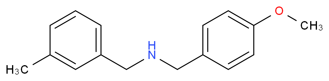 (4-methoxybenzyl)(3-methylbenzyl)amine_分子结构_CAS_356093-95-3)