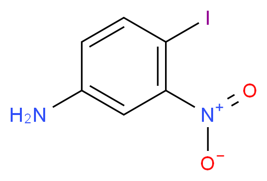 4-iodo-3-nitroaniline_分子结构_CAS_105752-04-3