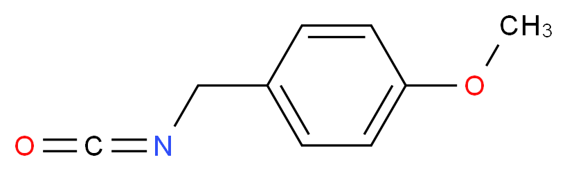 4-Methoxybenzylisocyanate_分子结构_CAS_)