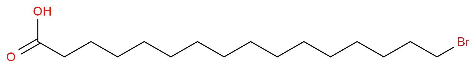 16-Bromohexadecanoic acid_分子结构_CAS_2536-35-8)