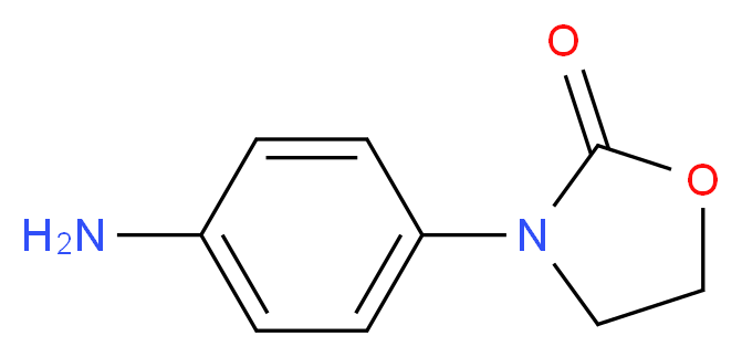 3-(4-Aminophenyl)-1,3-oxazolidin-2-one_分子结构_CAS_)