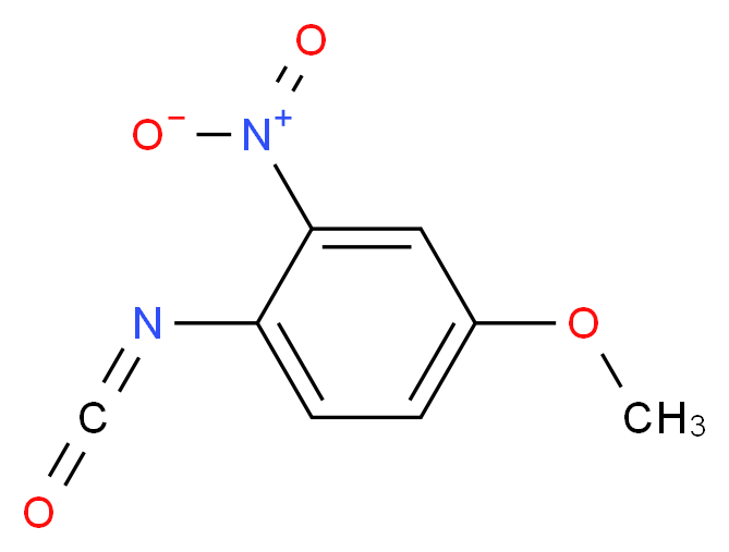 1-isocyanato-4-methoxy-2-nitrobenzene_分子结构_CAS_117162-85-3