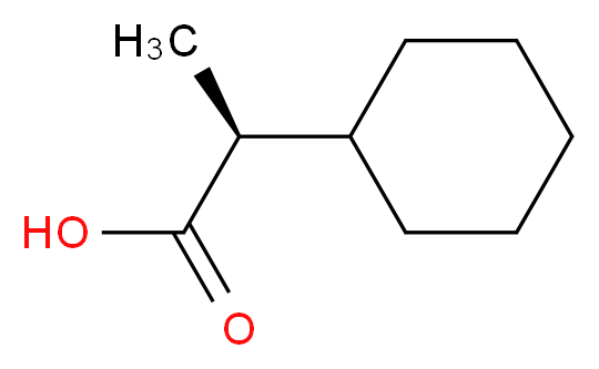 (S)-2-Cyclohexyl-propionic acid_分子结构_CAS_3527-63-7)