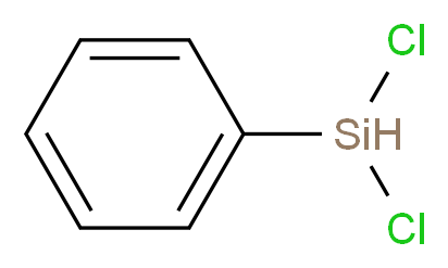 dichloro(phenyl)silane_分子结构_CAS_1631-84-1