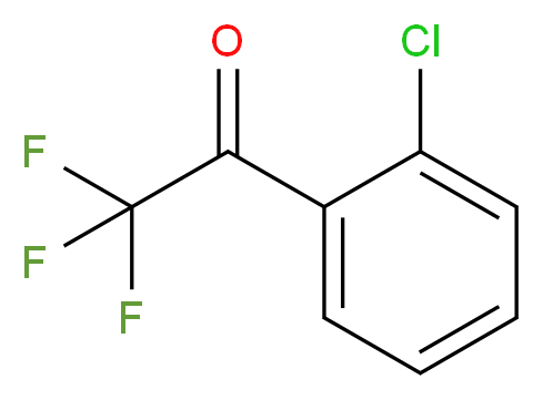 1-(2-chlorophenyl)-2,2,2-trifluoroethan-1-one_分子结构_CAS_5860-95-7
