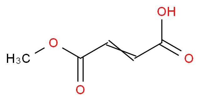 (2E)-4-methoxy-4-oxobut-2-enoic acid_分子结构_CAS_2756-87-8