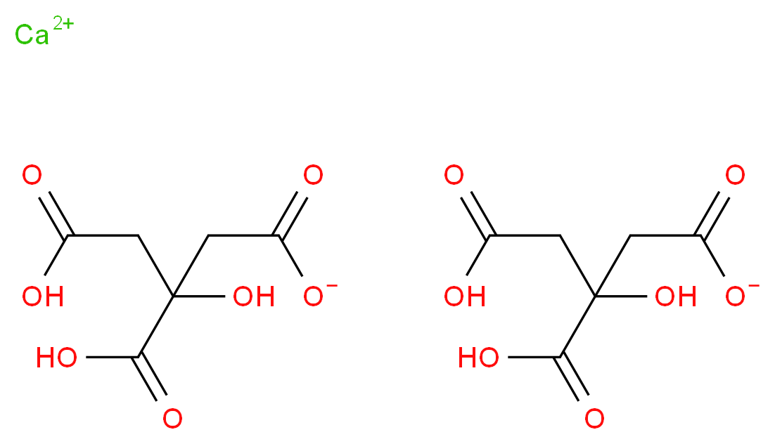 Monocalcium citrate_分子结构_CAS_109459-70-3)