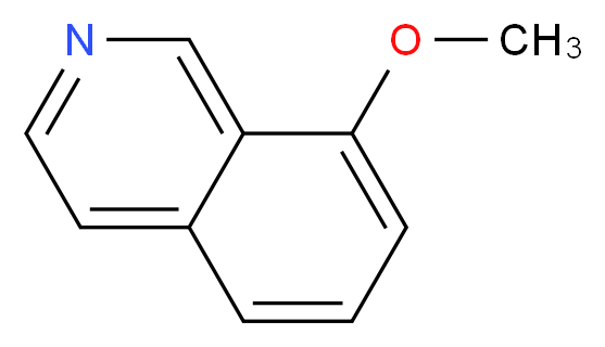 8-METHOXYISOQUINOLINE_分子结构_CAS_1723-70-2)