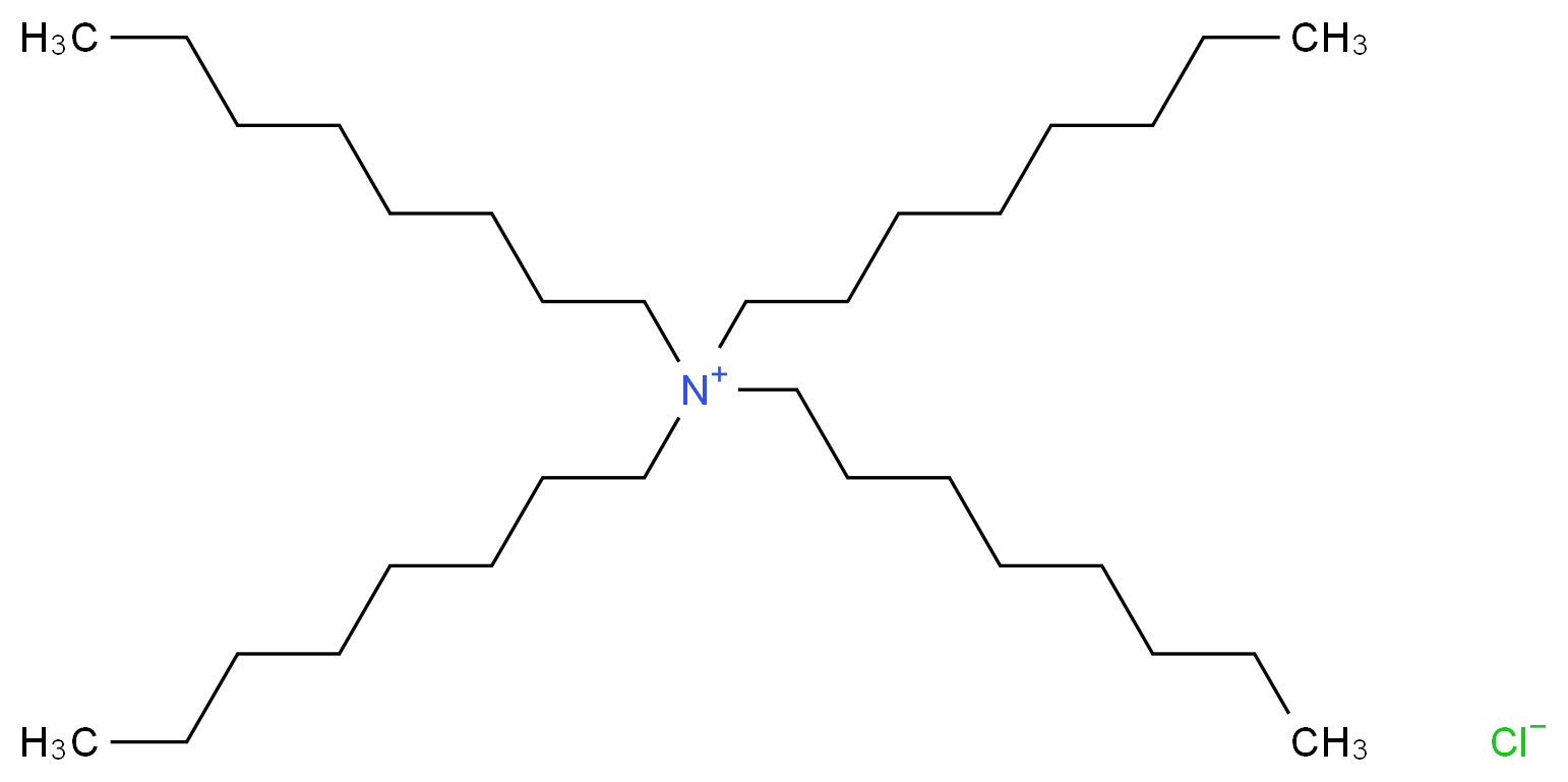 tetraoctylazanium chloride_分子结构_CAS_3125-07-3