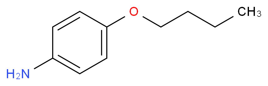 4-n-丁氧基苯胺_分子结构_CAS_4344-55-2)