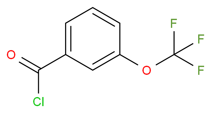 3-(三氟甲氧基)苯甲酰氯_分子结构_CAS_86270-03-3)
