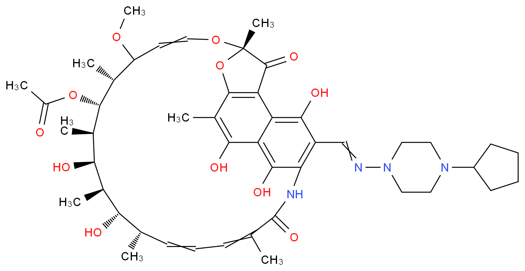 Rifapentine_分子结构_CAS_61379-65-5)