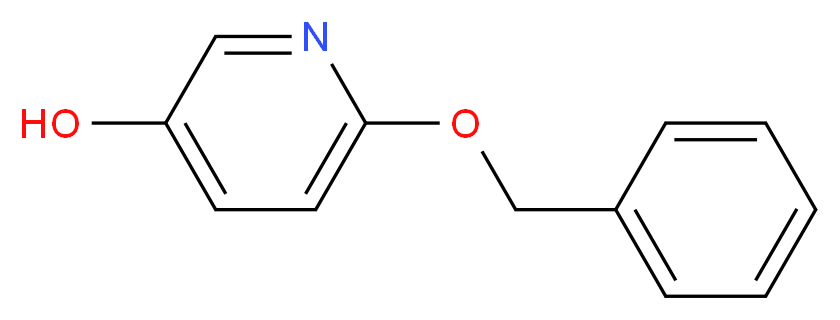 2-苄氧基-5-羟基吡啶_分子结构_CAS_725256-57-5)