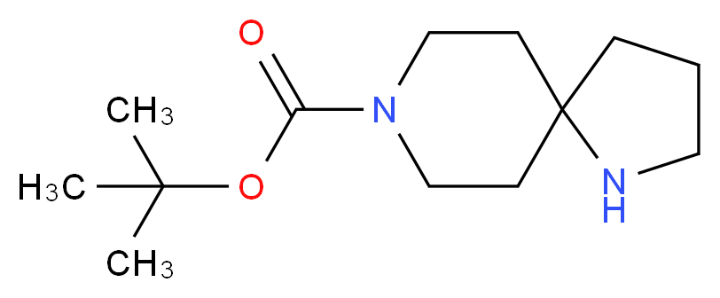 tert-butyl 1,8-diazaspiro[4.5]decane-8-carboxylate_分子结构_CAS_937729-06-1