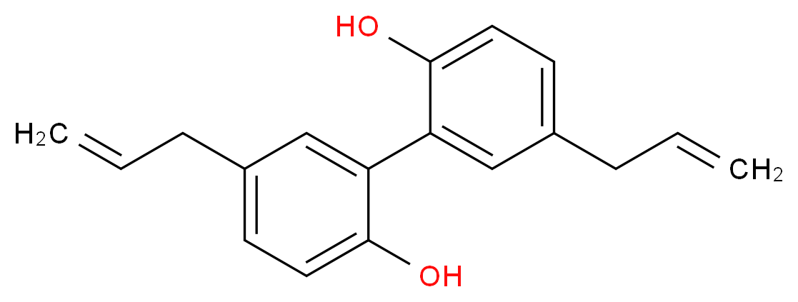 2-[2-hydroxy-5-(prop-2-en-1-yl)phenyl]-4-(prop-2-en-1-yl)phenol_分子结构_CAS_528-43-8