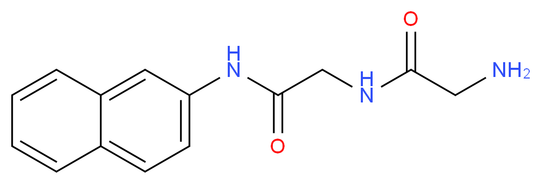 2-amino-N-{[(naphthalen-2-yl)carbamoyl]methyl}acetamide_分子结构_CAS_3313-48-2