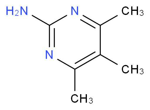 trimethylpyrimidin-2-amine_分子结构_CAS_54568-11-5