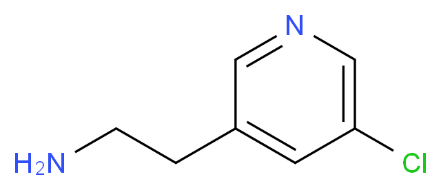 2-(5-chloropyridin-3-yl)ethan-1-amine_分子结构_CAS_1060802-14-3