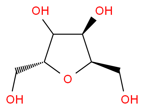 2,5-Anhydro-D-mannitol_分子结构_CAS_41107-82-8)