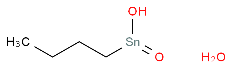 butyl(hydroxy)stannanone hydrate_分子结构_CAS_336879-56-2