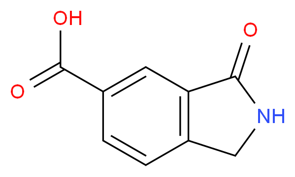 3-Oxoisoindoline-5-carboxylic acid_分子结构_CAS_23386-41-6)