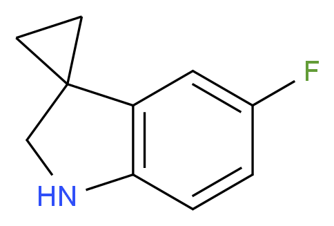 5'-Fluorospiro[cyclopropane-1,3'-indoline]_分子结构_CAS_913179-36-9)