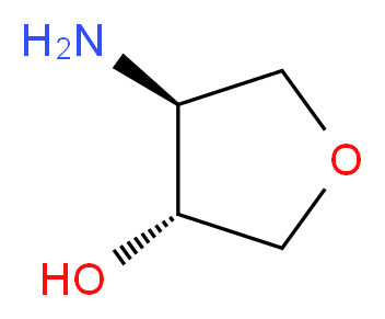 (3R,4S)-4-aminooxolan-3-ol_分子结构_CAS_330975-13-8