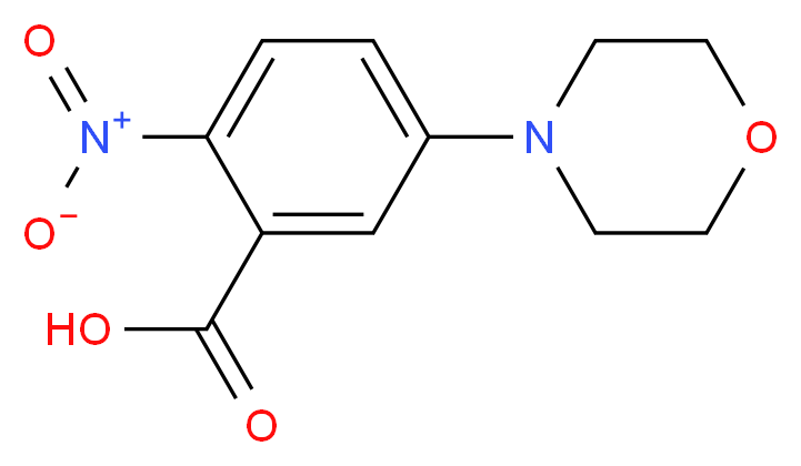 5-Morpholin-4-yl-2-nitrobenzoic acid_分子结构_CAS_)