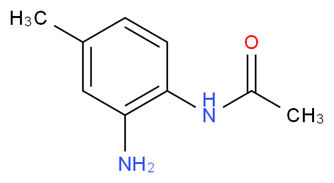 N-(2-Amino-4-methylphenyl)acetamide_分子结构_CAS_53476-34-9)