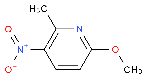 6-methoxy-2-methyl-3-nitropyridine_分子结构_CAS_5467-69-6)