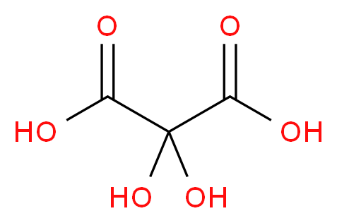 dihydroxypropanedioic acid_分子结构_CAS_560-27-0