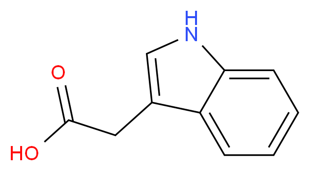 INDOLE-3-ACETIC ACID_分子结构_CAS_87-51-4)